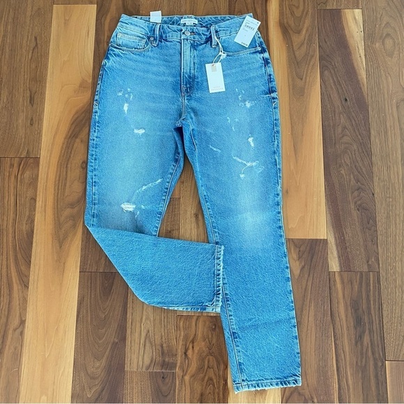 NWT GOOD AMERICAN Good Classic Stretch Jeans size 6 / 28 - Picture 13 of 15